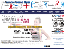 Tablet Screenshot of francepromogym.com